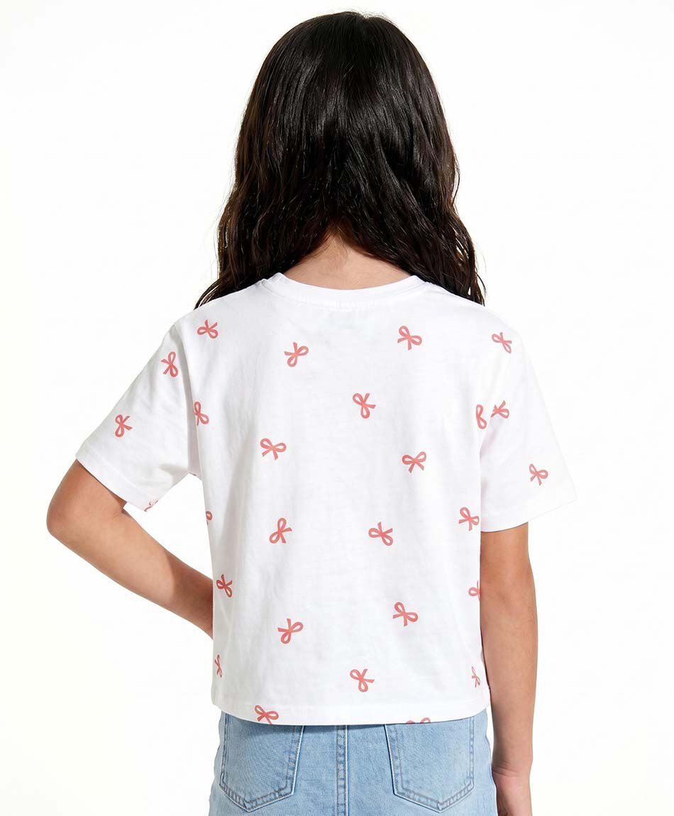 Remera ni&ntilde;a cintitas