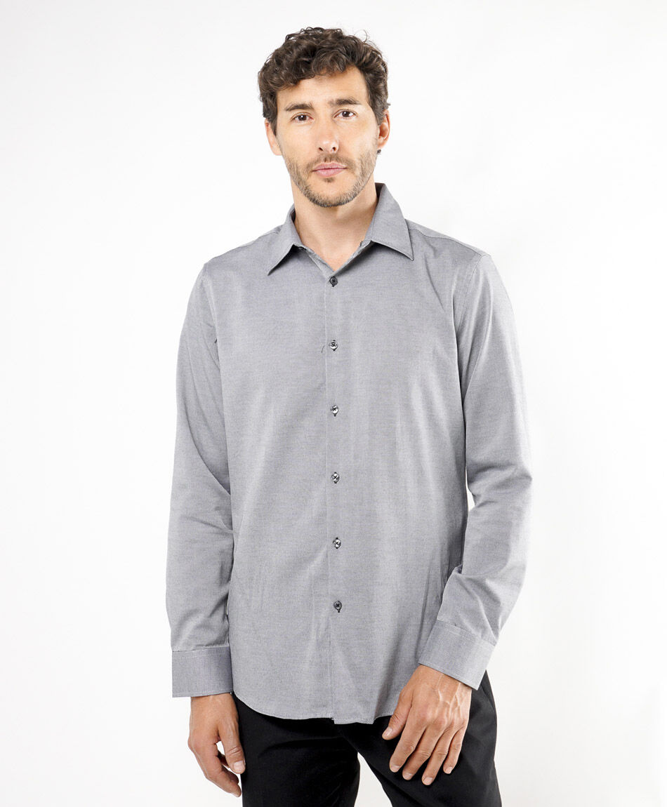 Camisa hombre gris