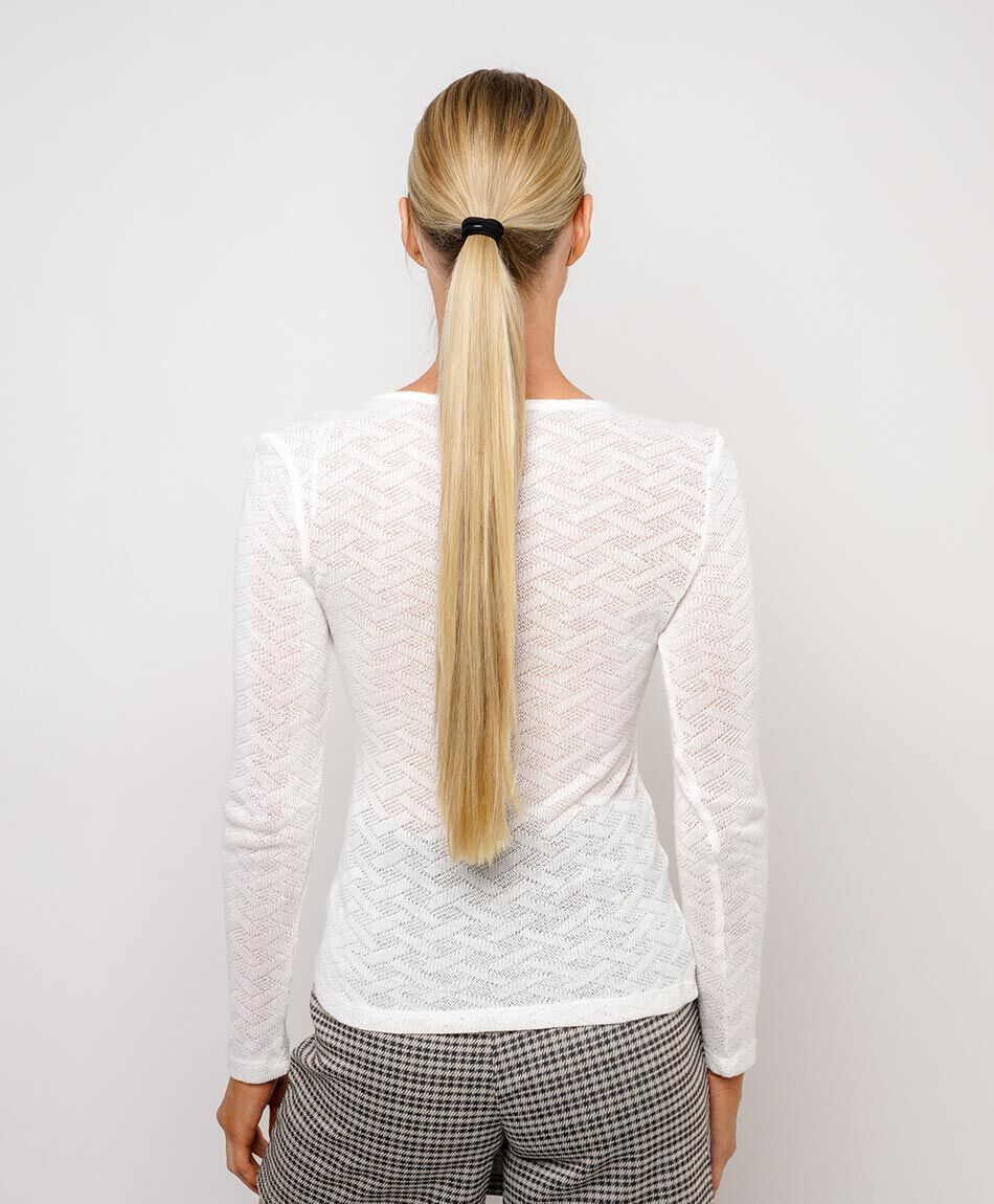 Remera mujer ligera texturizada