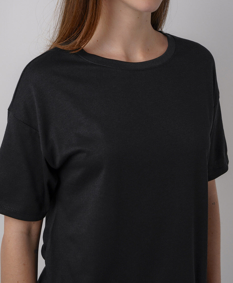Remera mujer encaje basta
