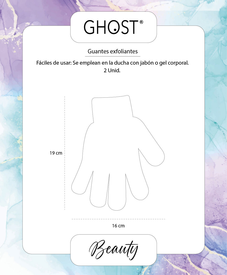 Set 2 guantes exfoliantes corazones