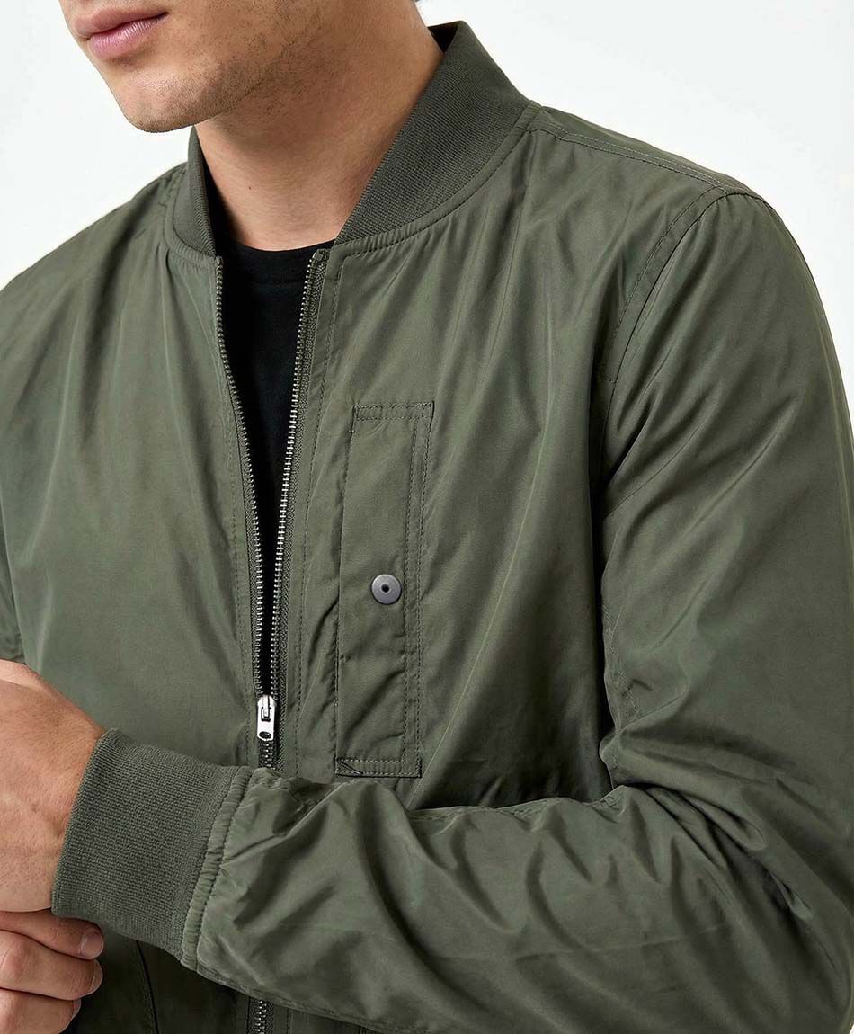 Campera hombre bomber verde