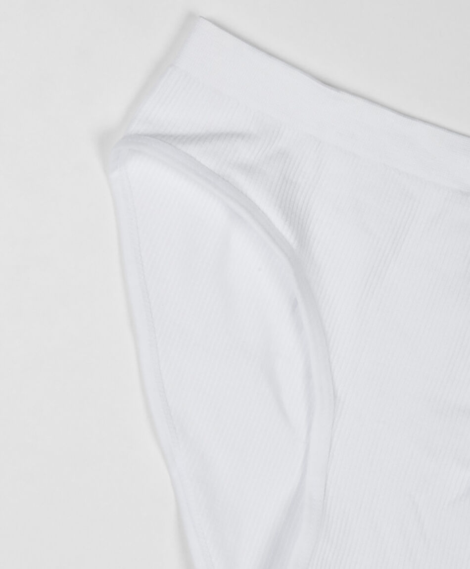 Bombacha bikini mujer seamless acanalado