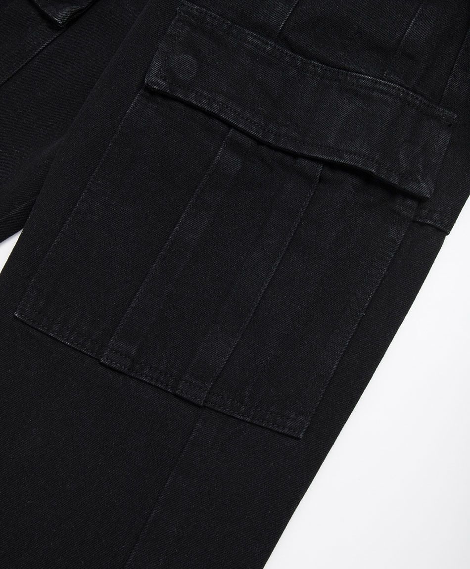 Jeans hombre cargo black