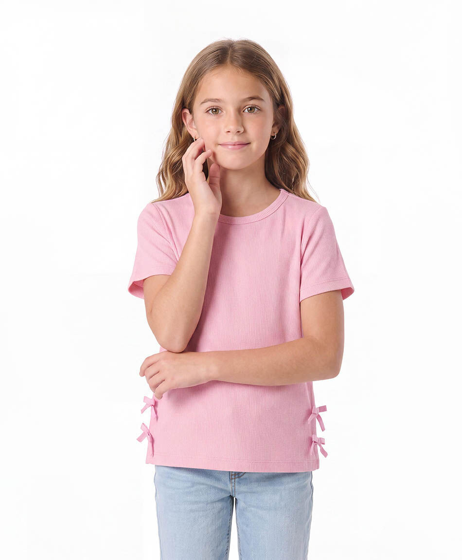 Remera ni&ntilde;a lazos