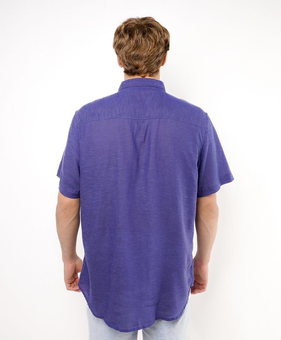 Camisa hombre b&aacute;sica manga corta