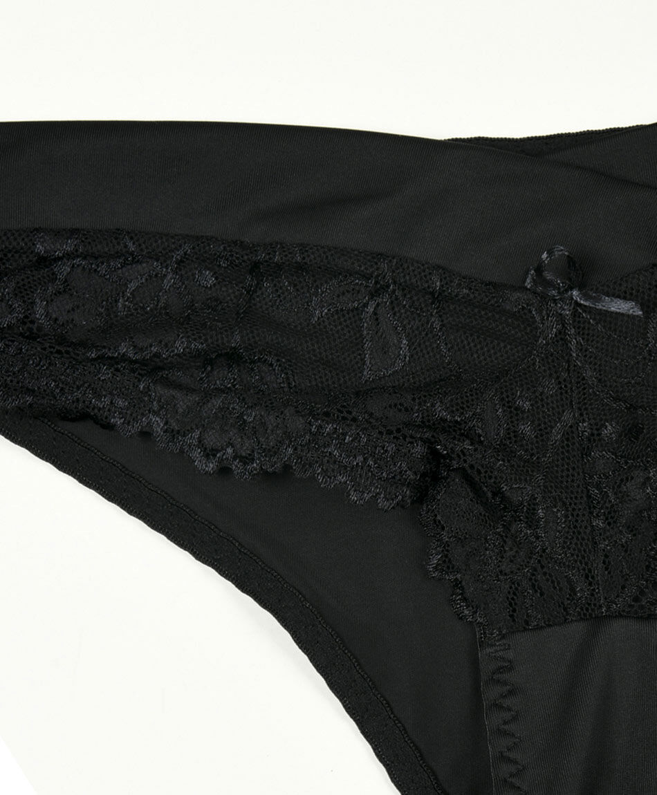 Bikini mujer cruzado con encajes