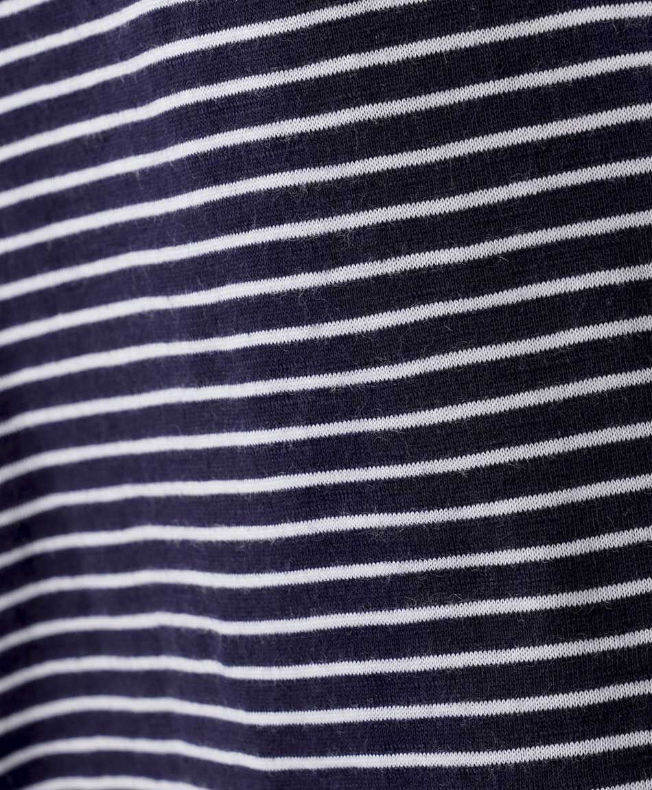 Remera mujer l&iacute;neas cuello ancho