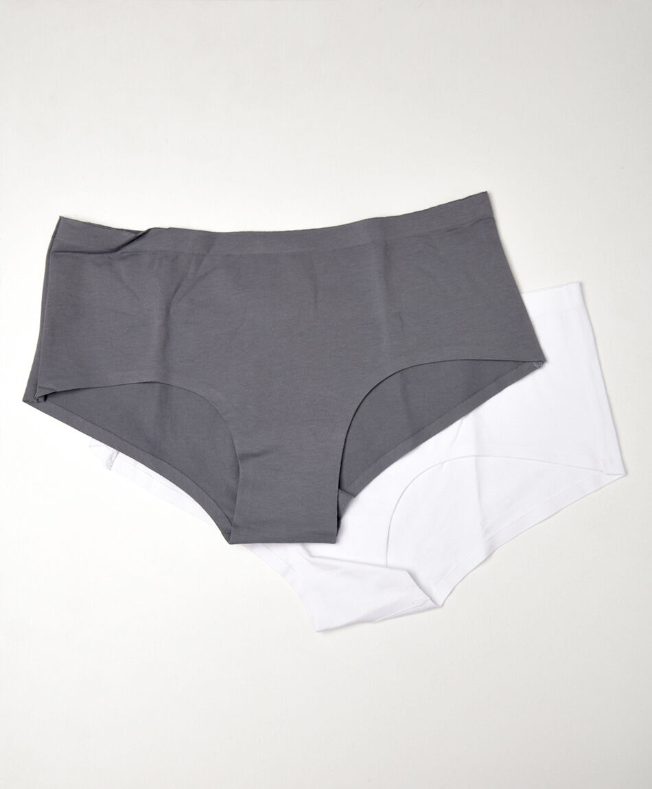 Set 2 pantaletas mujer seamless lisa