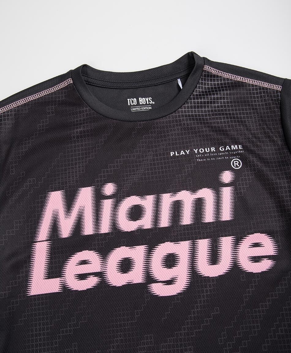 Remera ni&ntilde;o f&uacute;tbol miami league