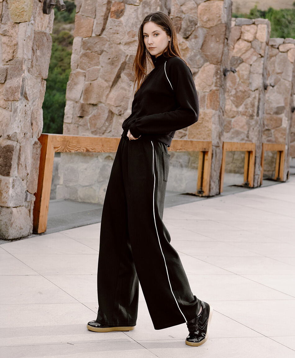 Pantal&oacute;n mujer l&iacute;nea piping