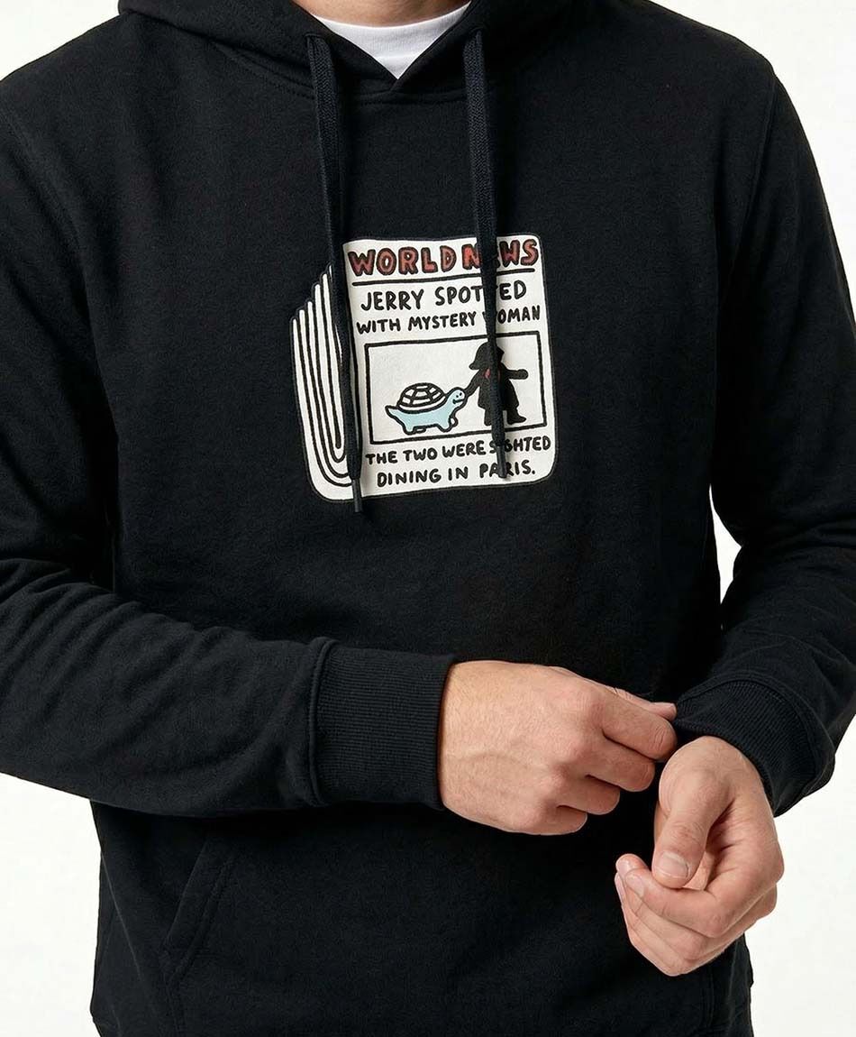Buzo hombre con capucha tortuga