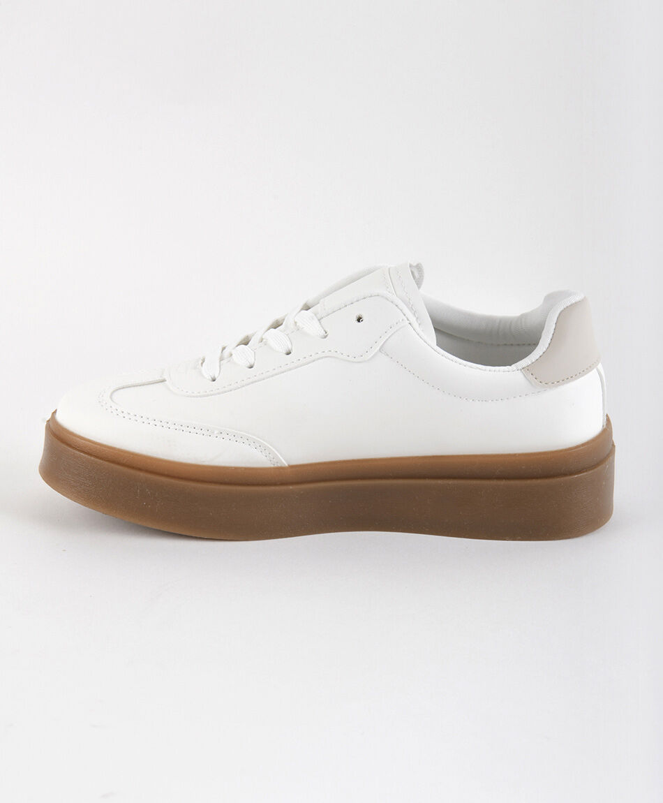 Zapatilla mujer vintage white