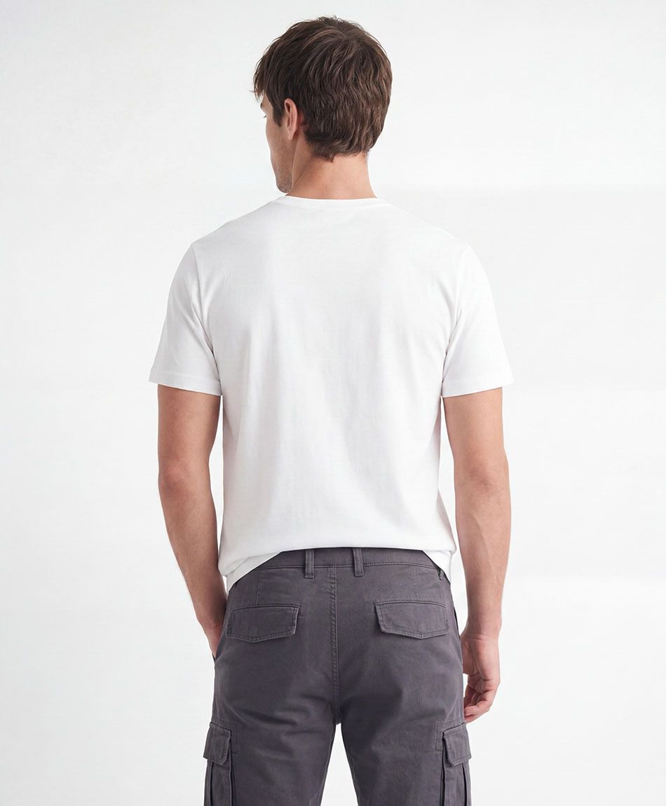Remera hombre patineta en llamas