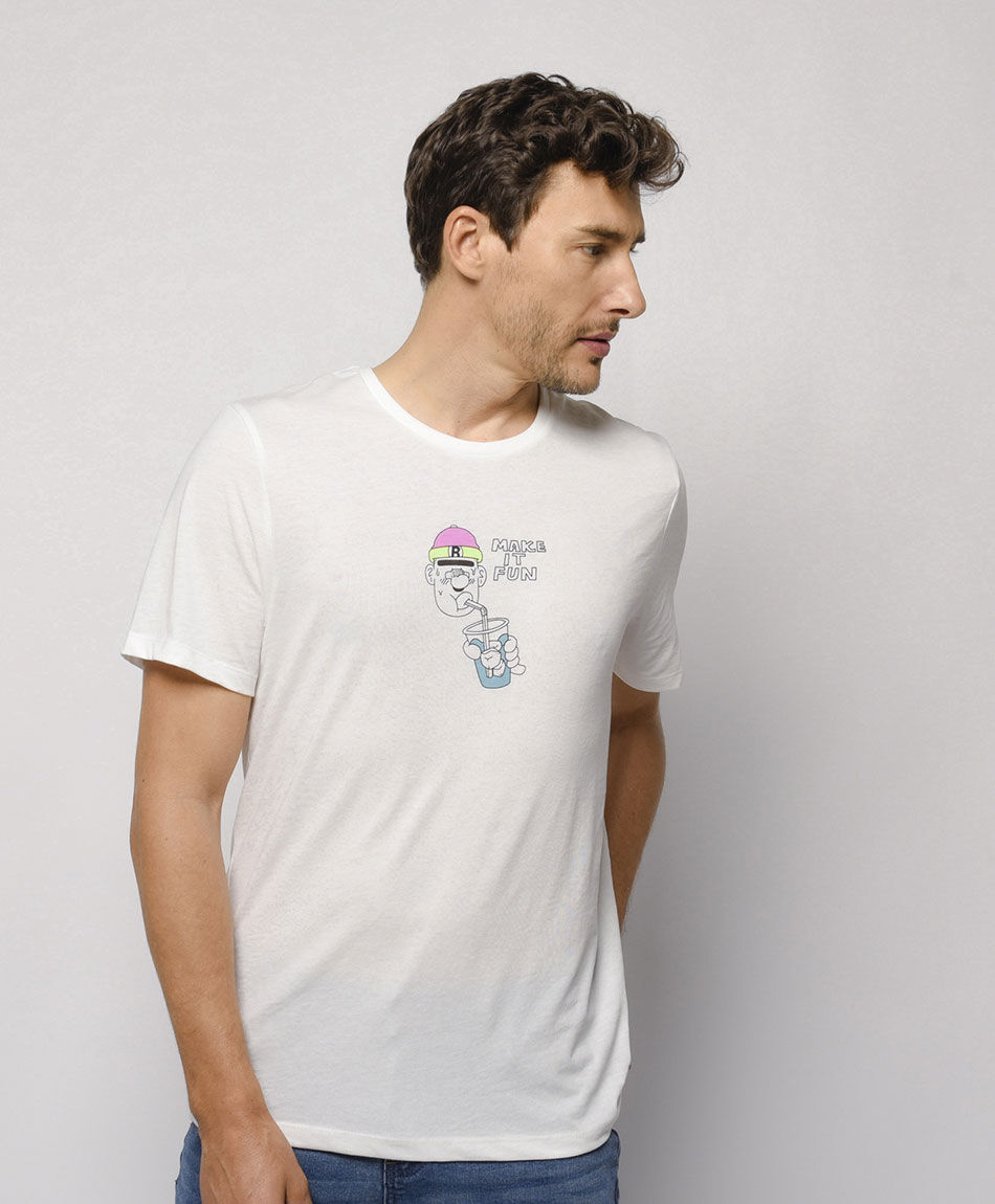 Remera hombre make it fun