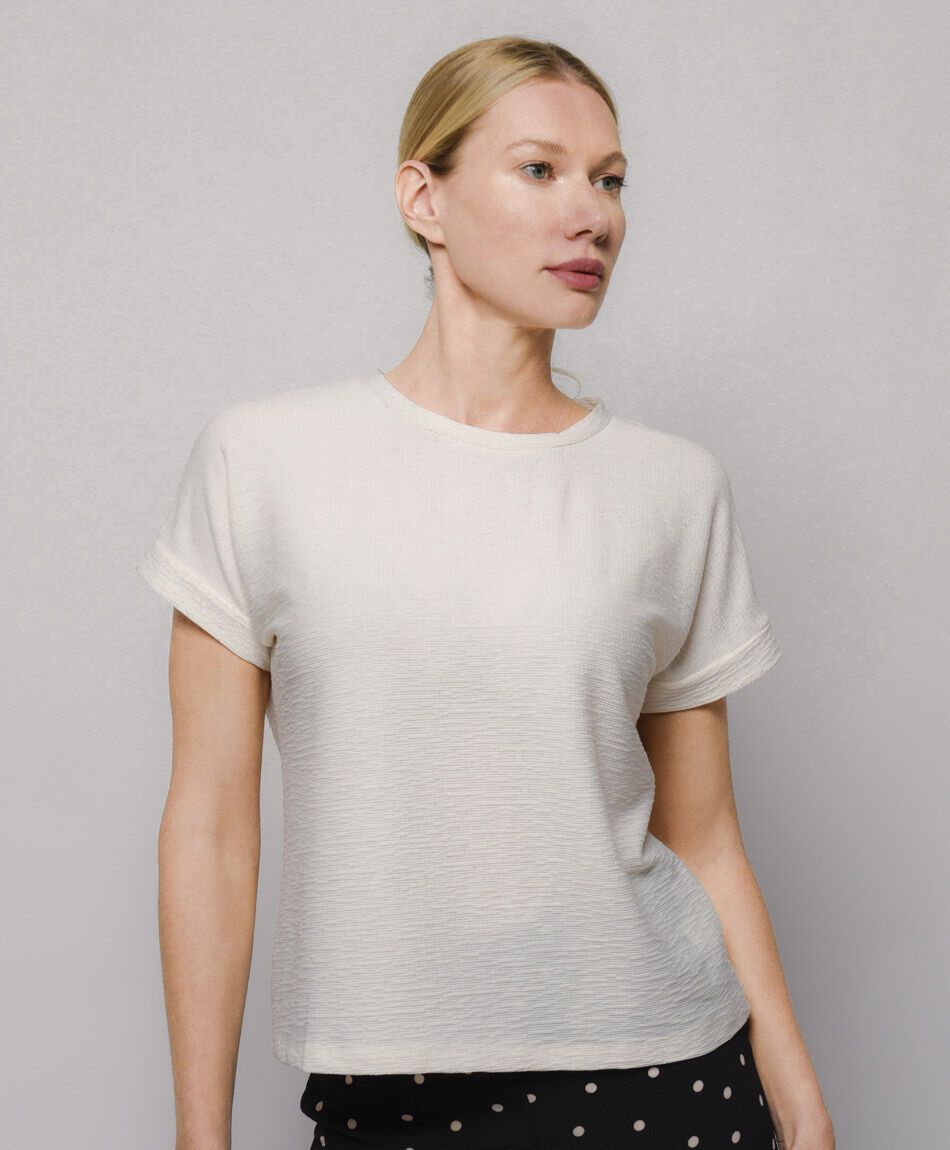 Remera mujer elasticada