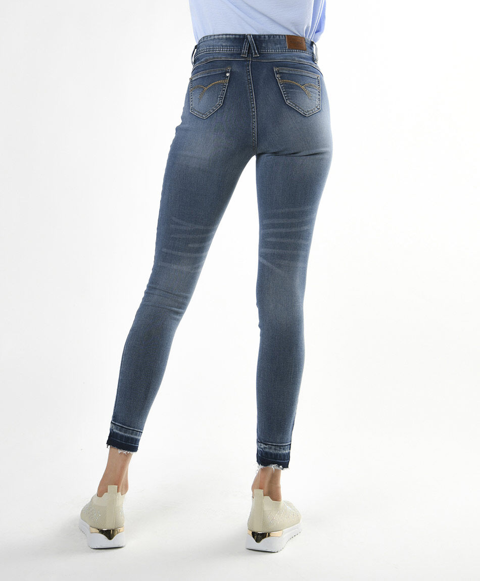 Jeans mujer desgastado skinny fit
