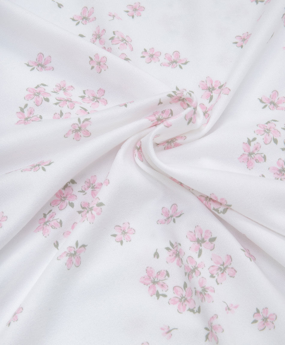 Camisa de dormir mujer flores rosadas