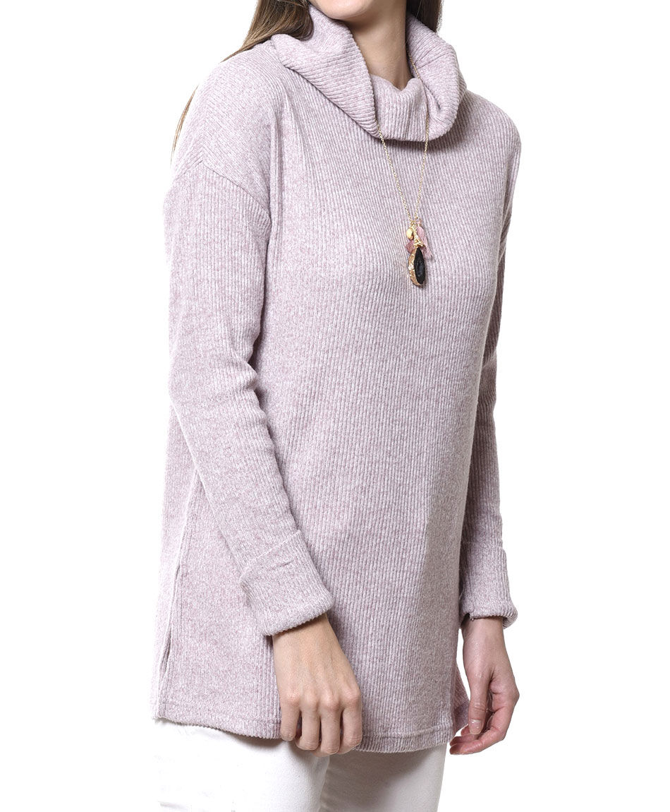Sweater cuello mock