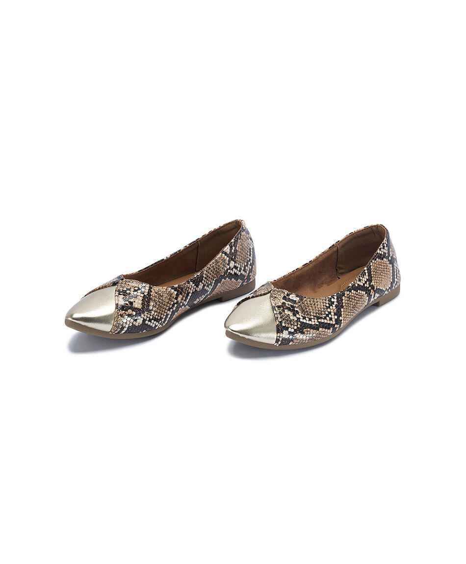 Ballerina mujer snake brown