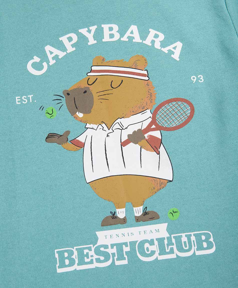 Remera beb&eacute; capibara tenis