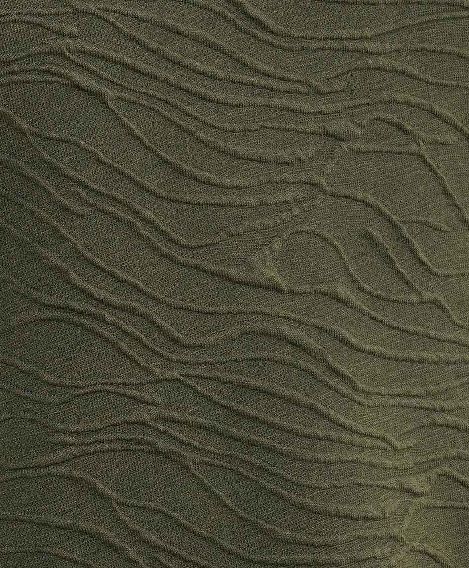 Remera mujer textura cebra verde