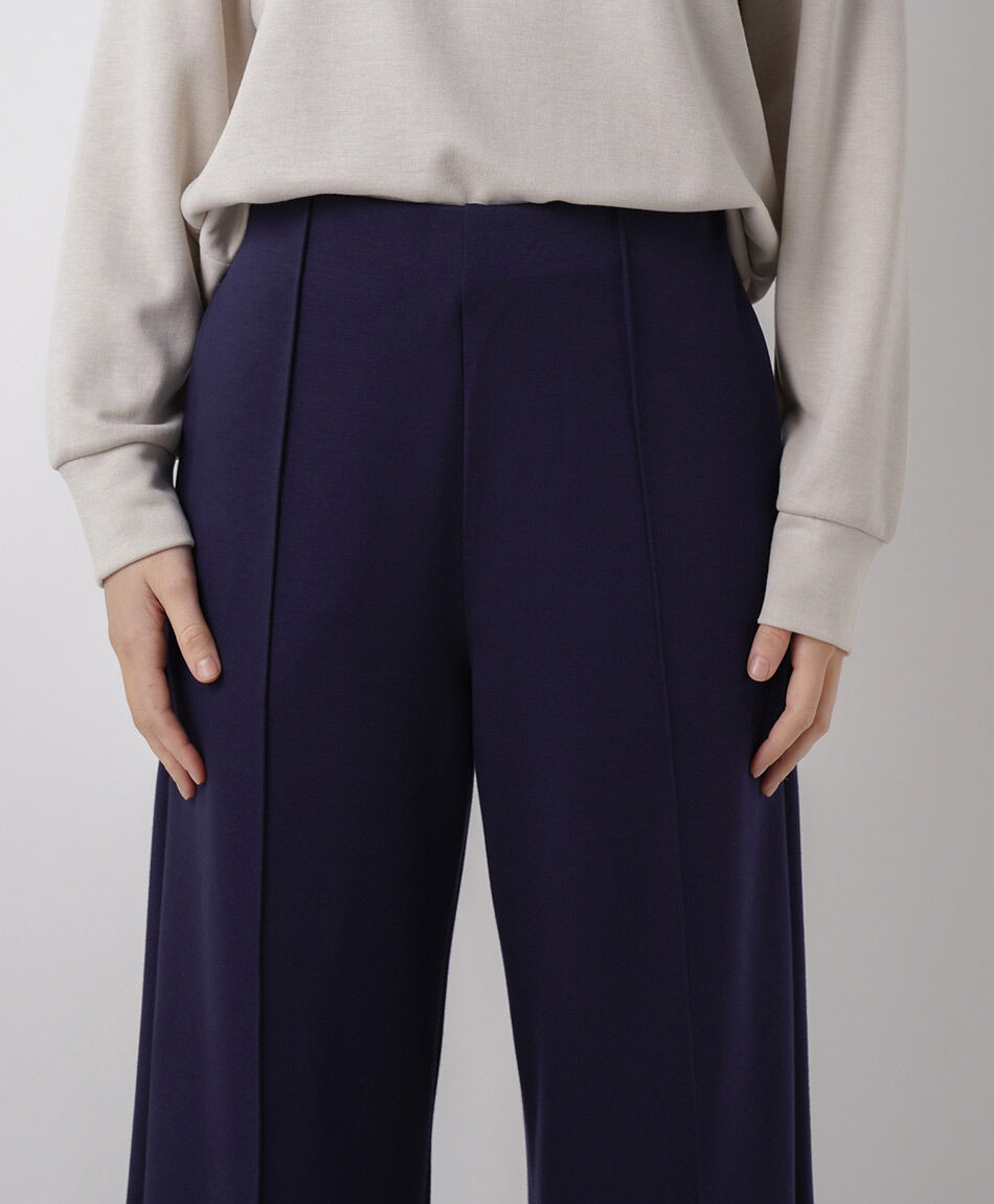 Pantal&oacute;n mujer costuras azul