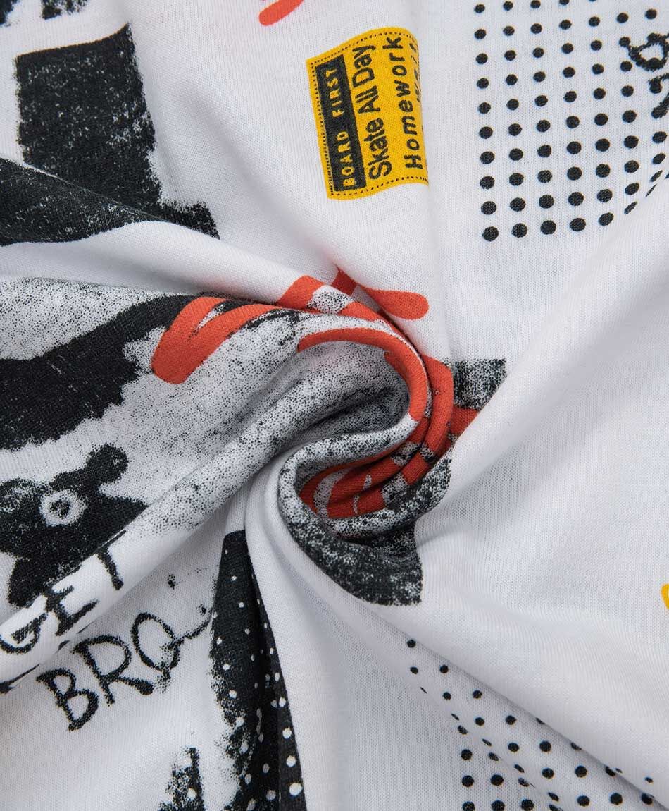 Polera ni&ntilde;o graffiti skate