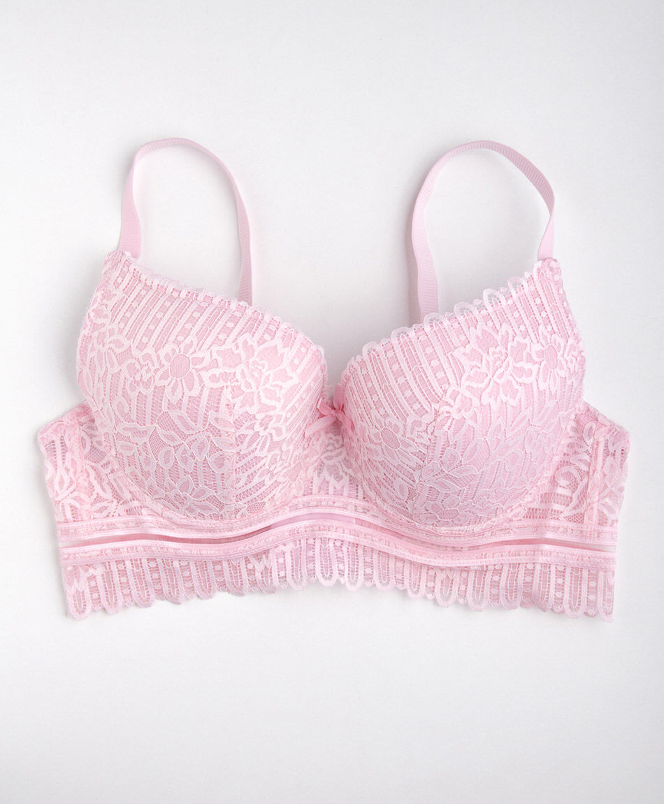 Corpi&ntilde;o mujer push up encajes l&iacute;neas