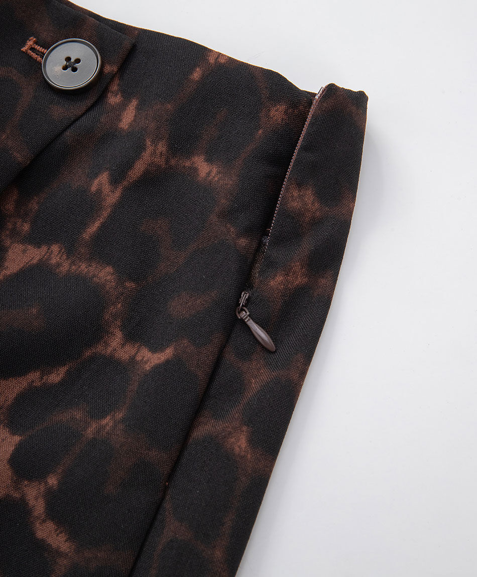 Pollera mujer short animal print