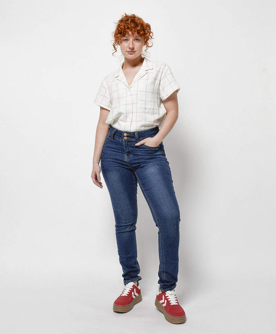 Jeans mujer push up skinny fit