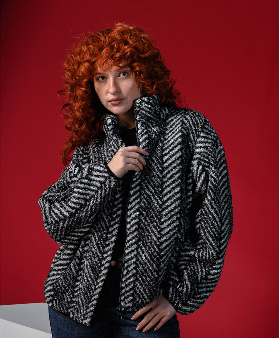 Campera mujer zigzag