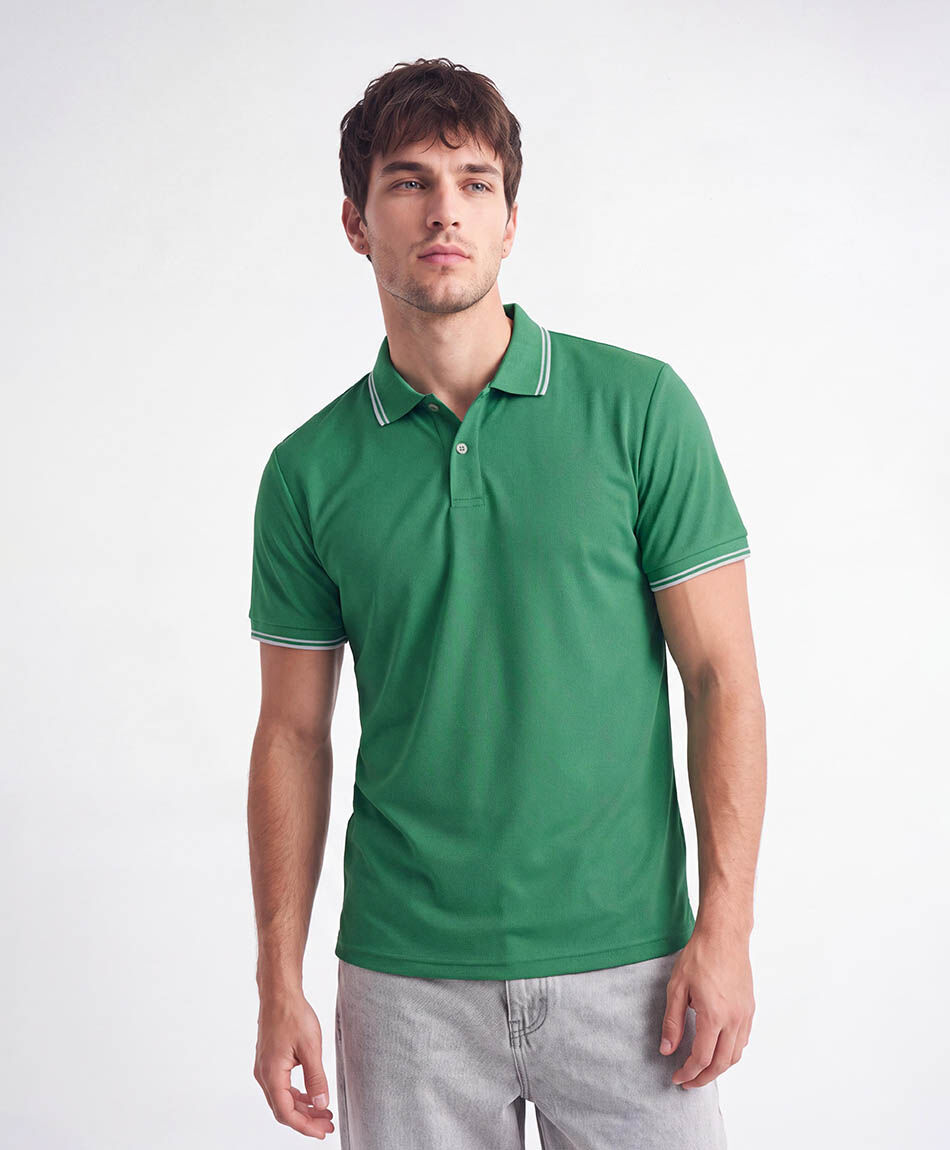 Remera hombre polo l&iacute;nea dry fit