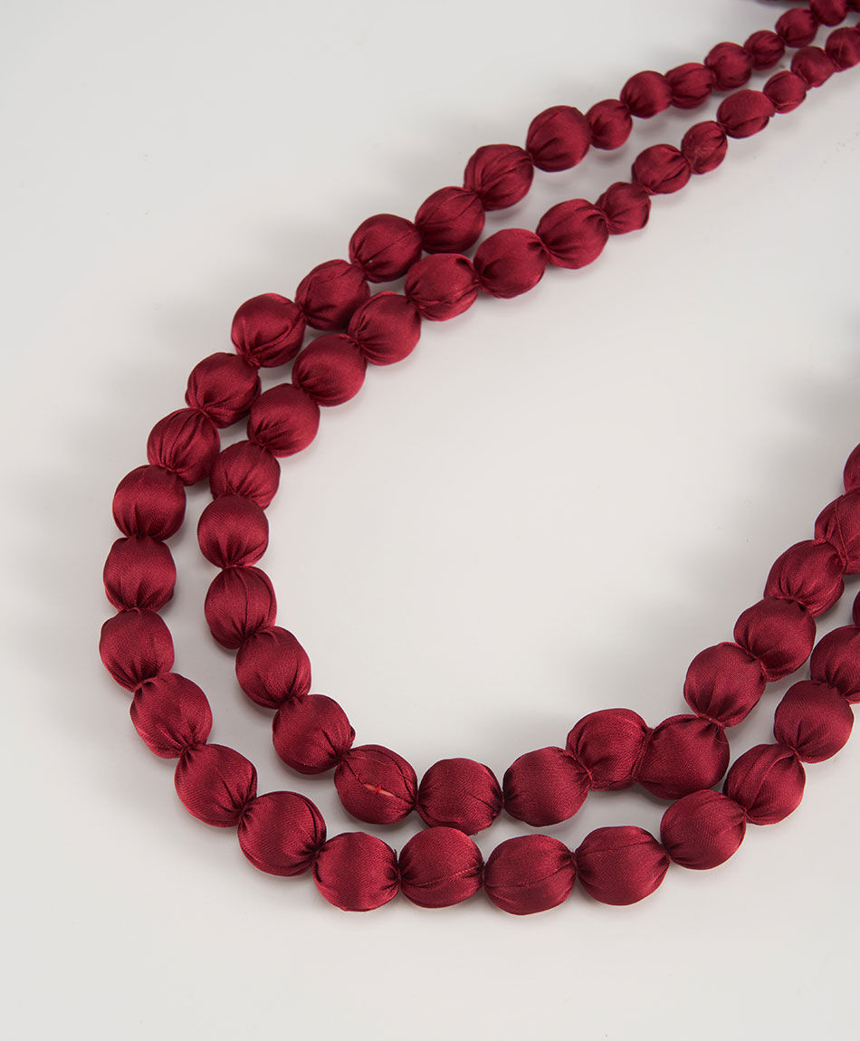 Collar mujer bolitas
