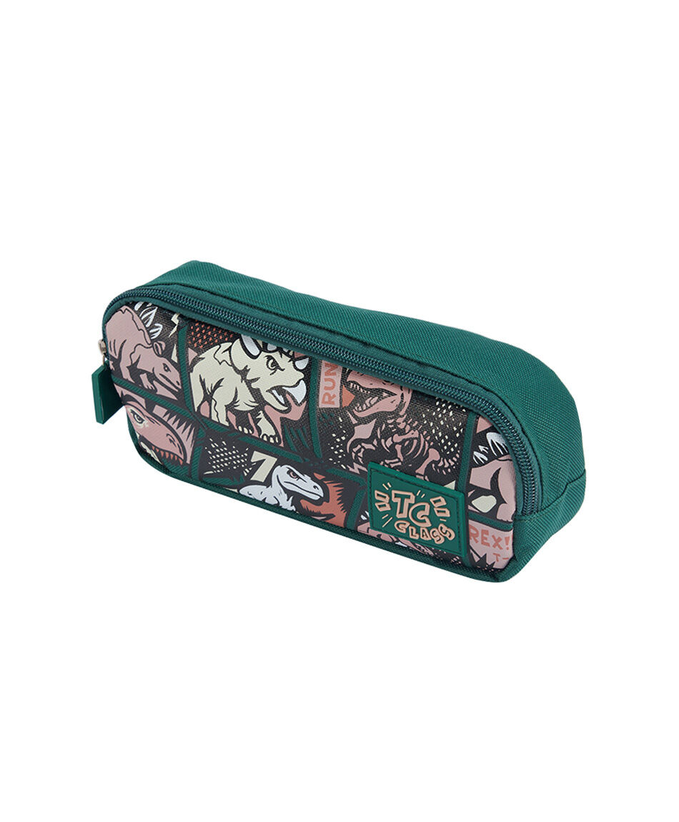 Pack mochila y accesorios escolar dinosaurio