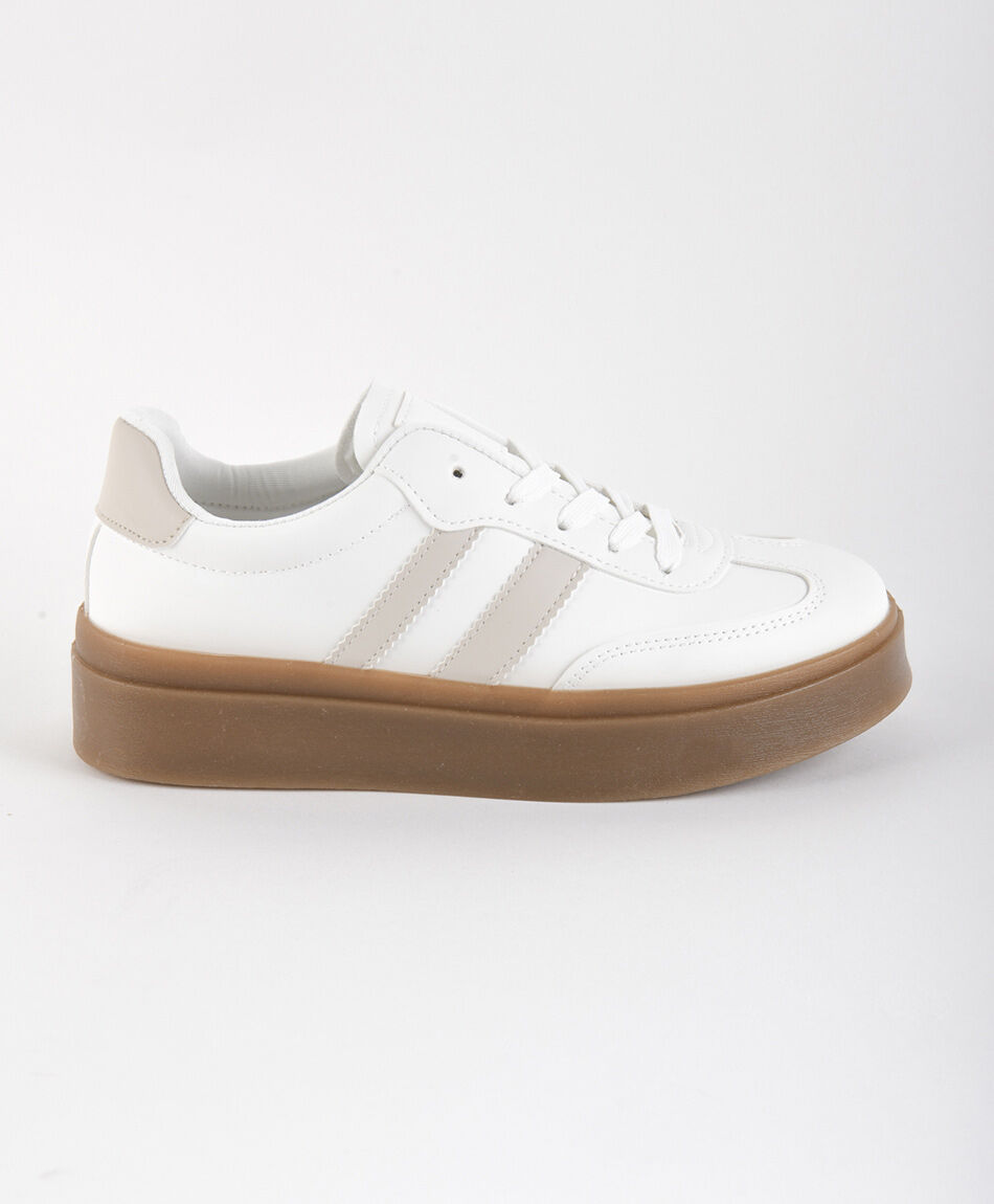 Zapatilla mujer vintage white