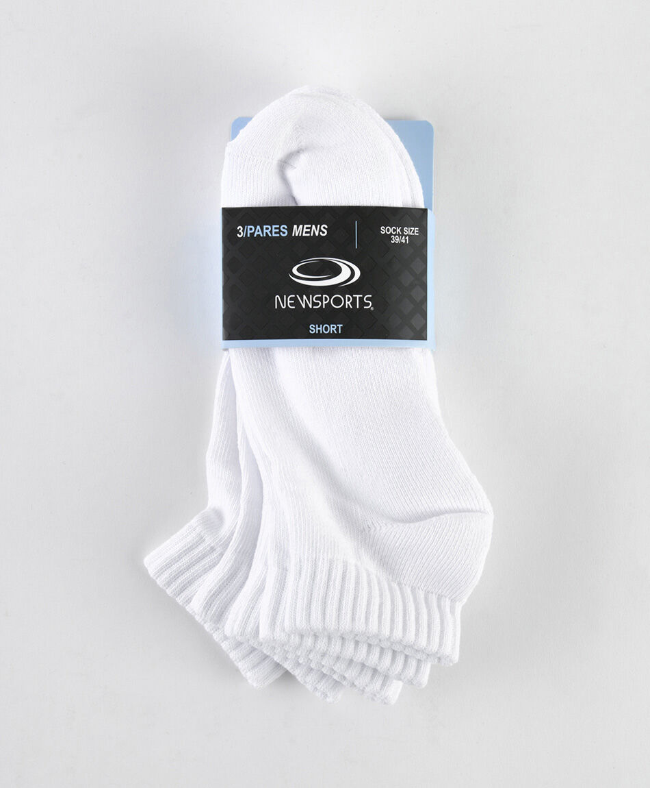 Pack 3 medias hombre cortos