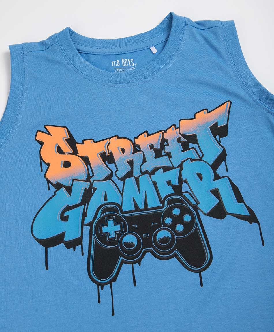 Polera ni&ntilde;o street gamer