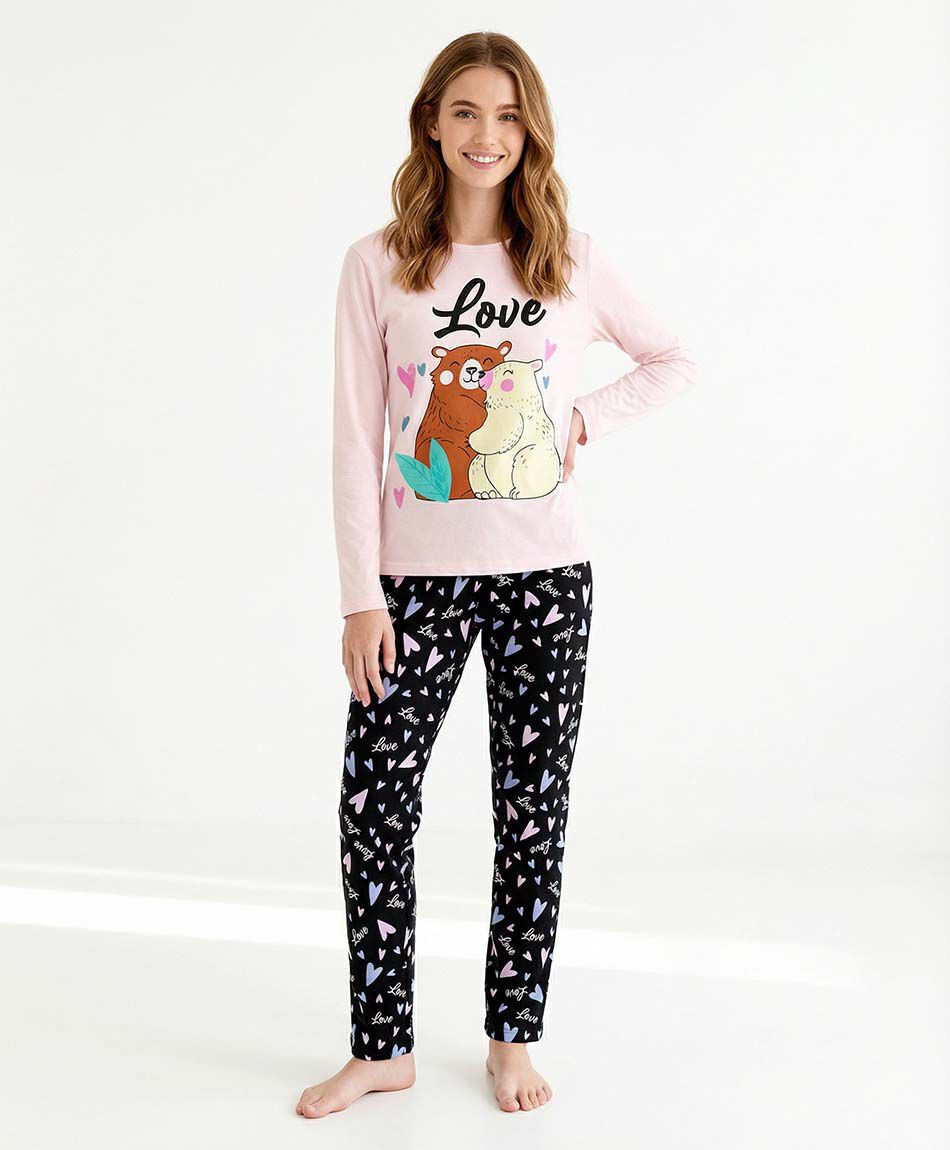 Pijama mujer bear love