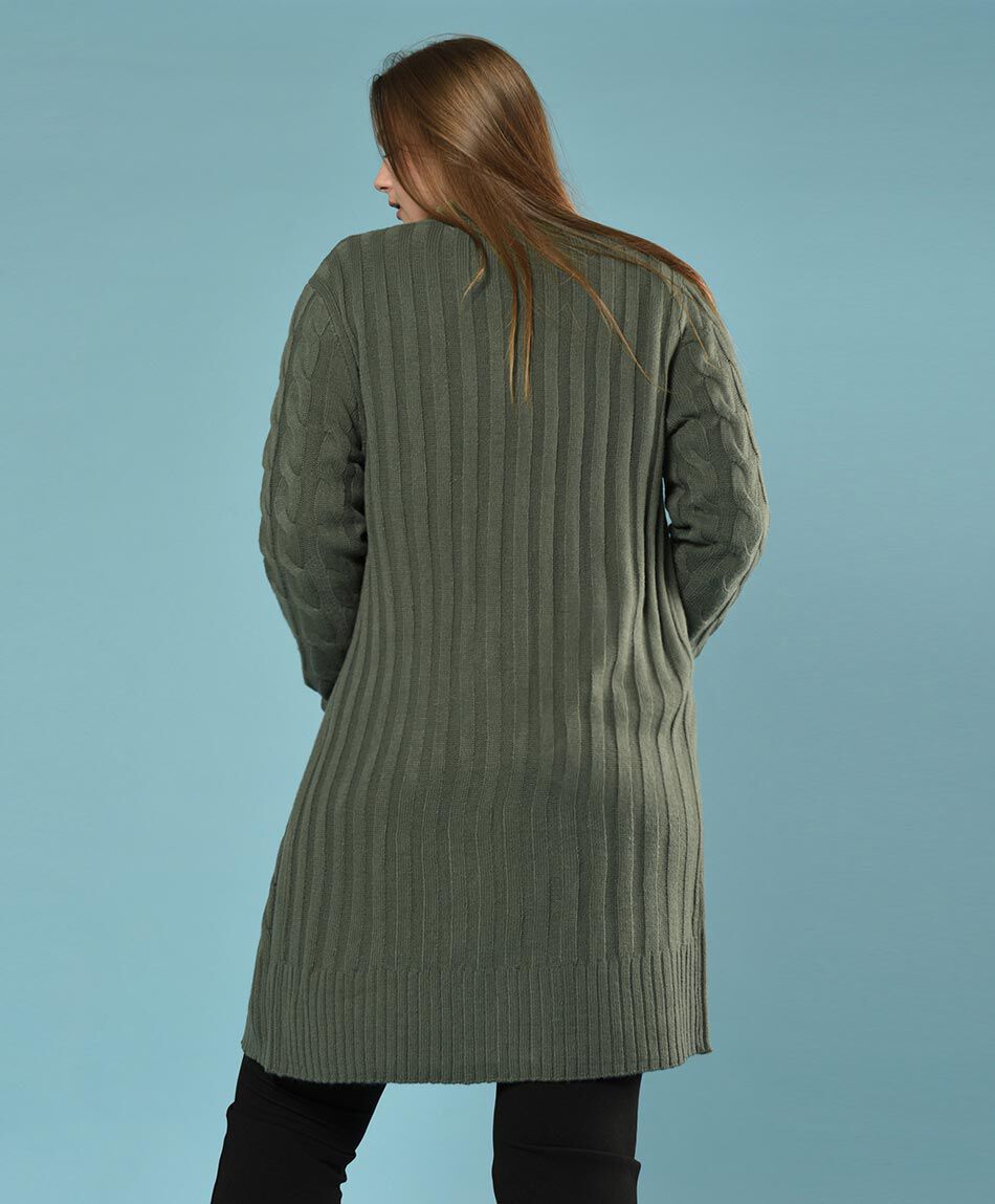 Cardigan trenzas