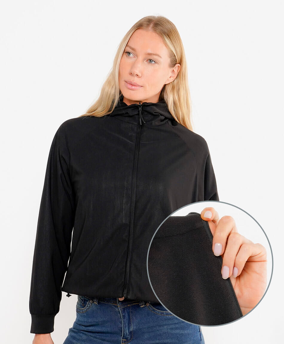 Parka mujer interior polar reversible