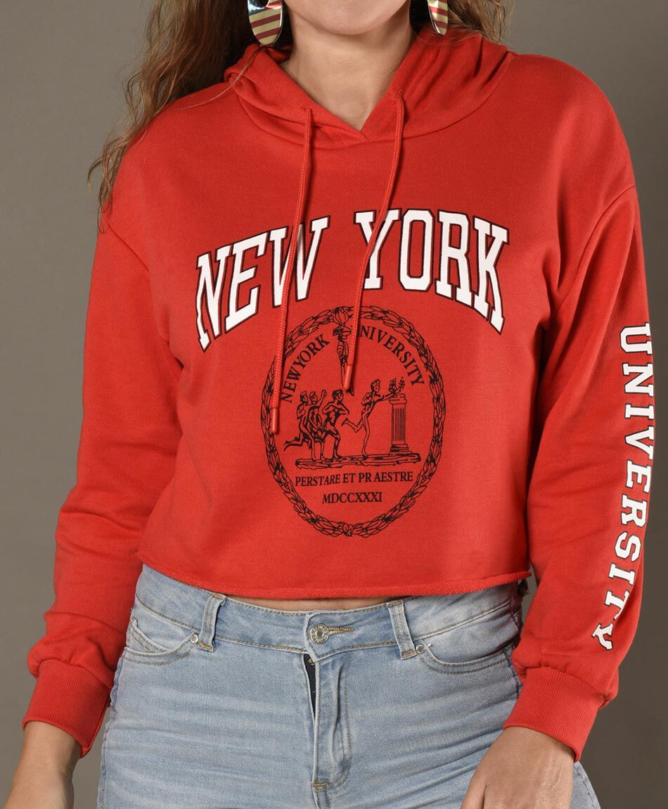 Poleron estampado croc