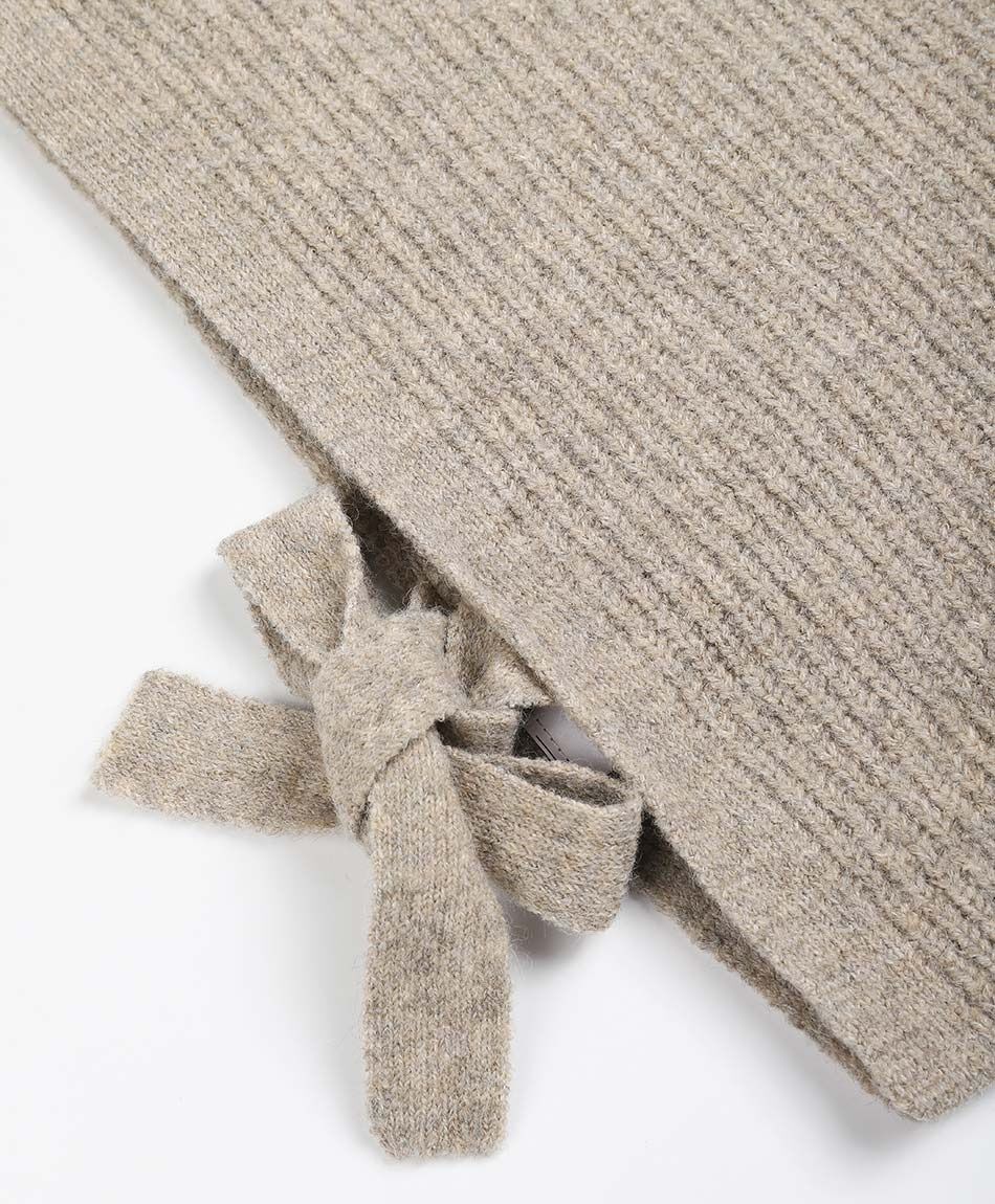 Poncho mujer pinny beige