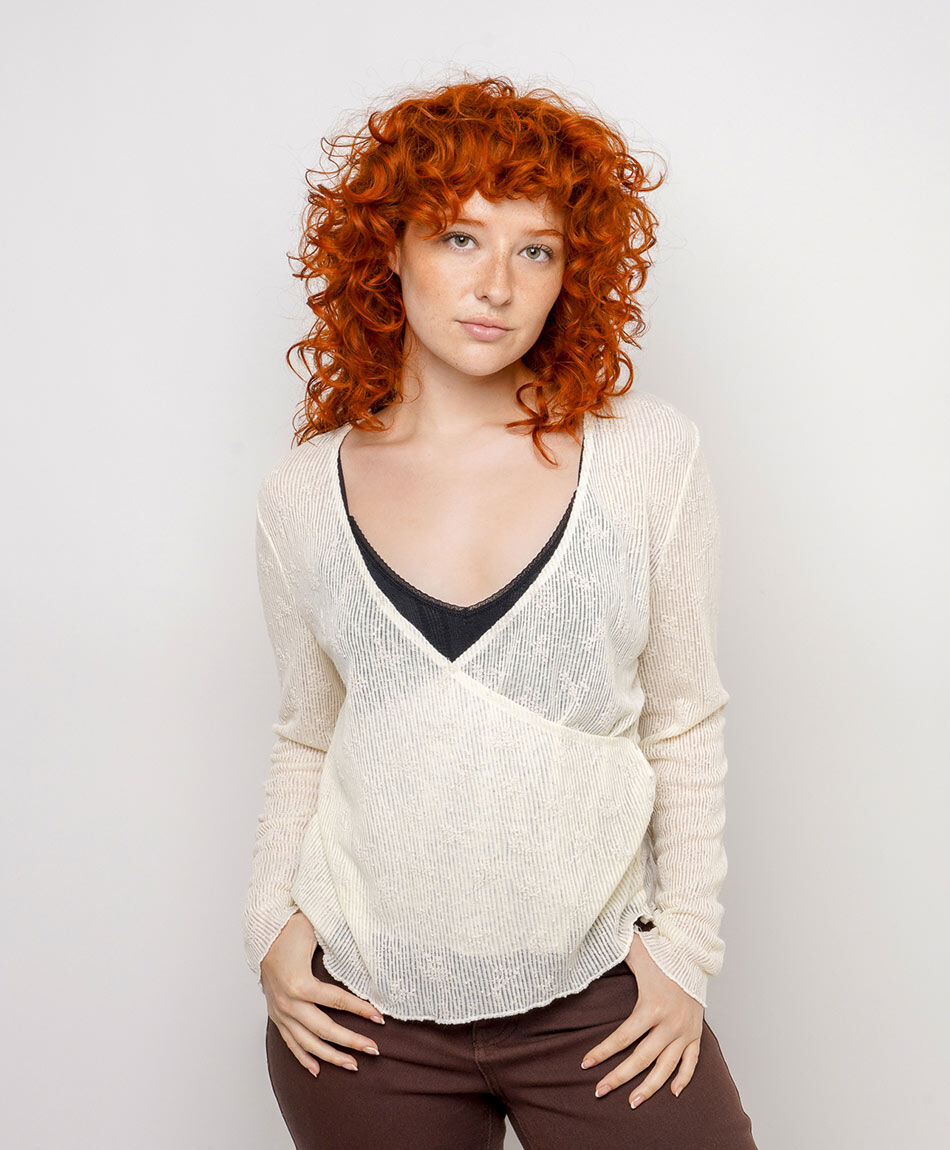 Remera mujer dise&ntilde;o cruzado