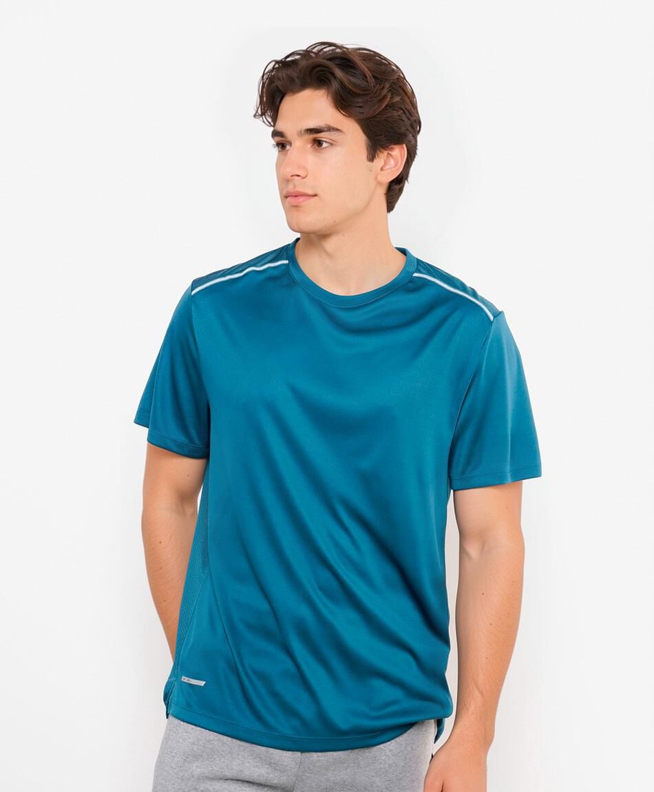 Polera deportiva hombre doble l&iacute;nea