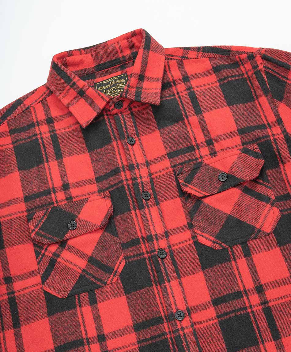 Campera hombre le&ntilde;adora roja