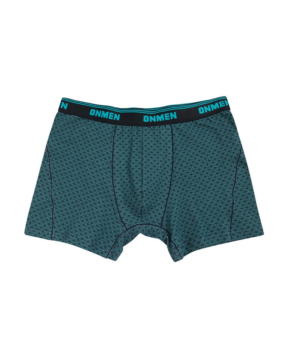 Pack 3 boxer hombre dise&ntilde;o verde