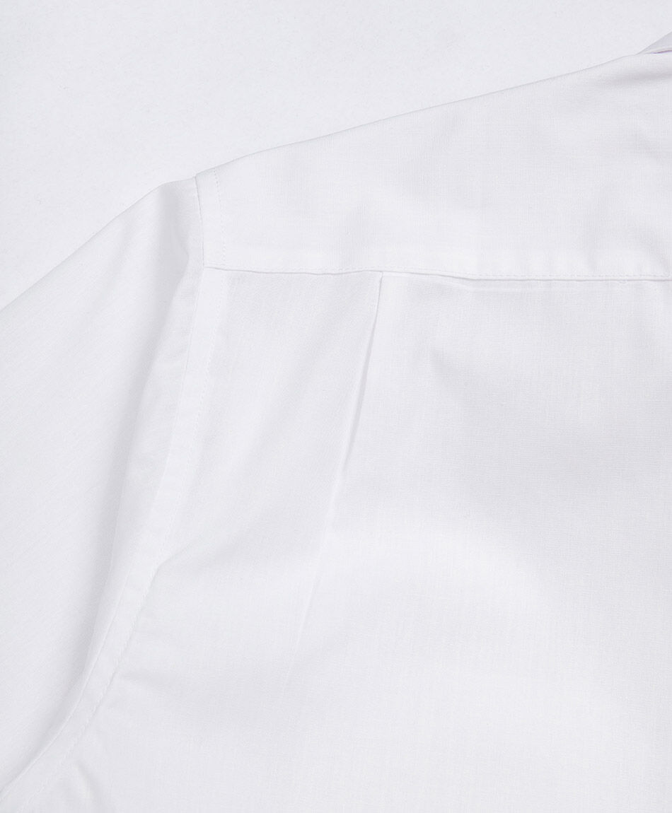 Camisa escolar lisa blanca