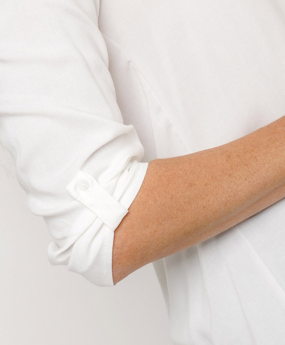 Camisa mujer cuello en v