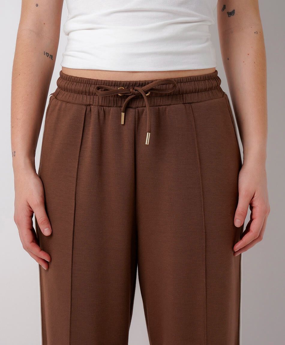 Pantal&oacute;n mujer pipping chocolate